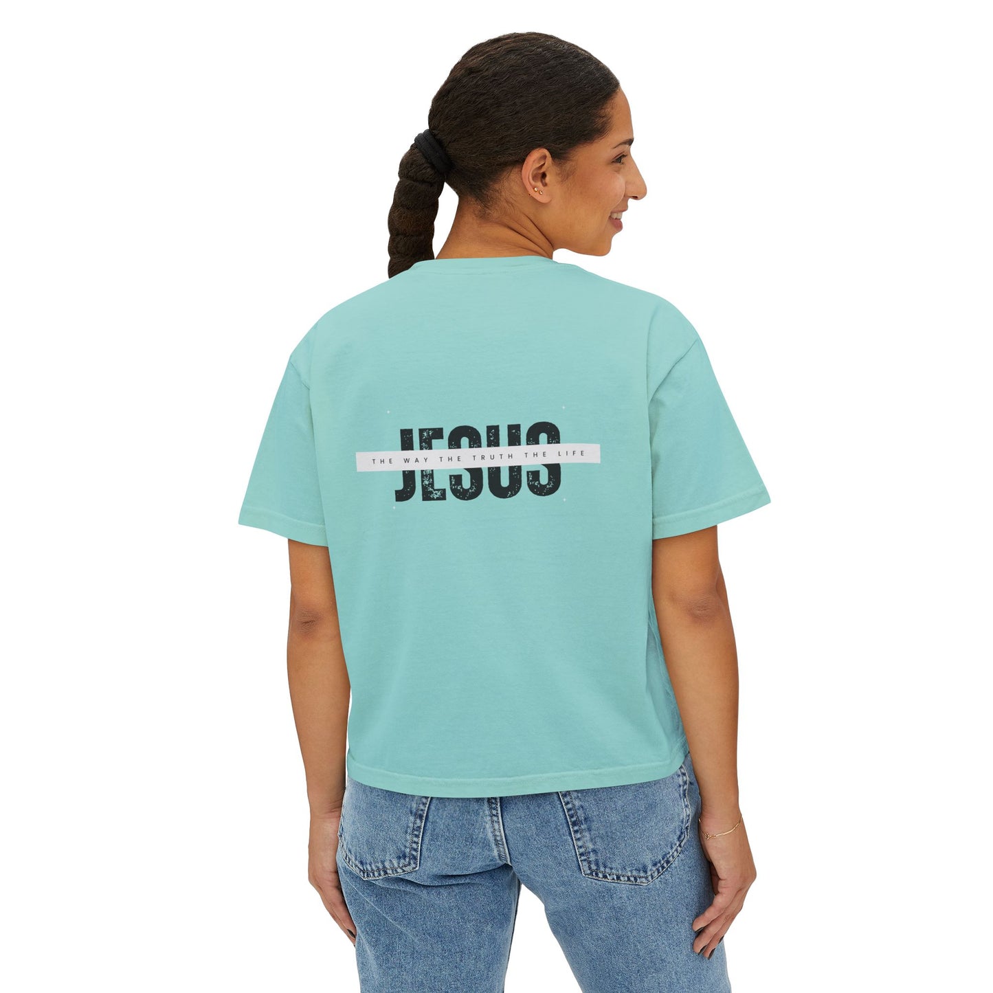 Women's "Jesus, The Way, The Truth, The Life" Boxy Tee