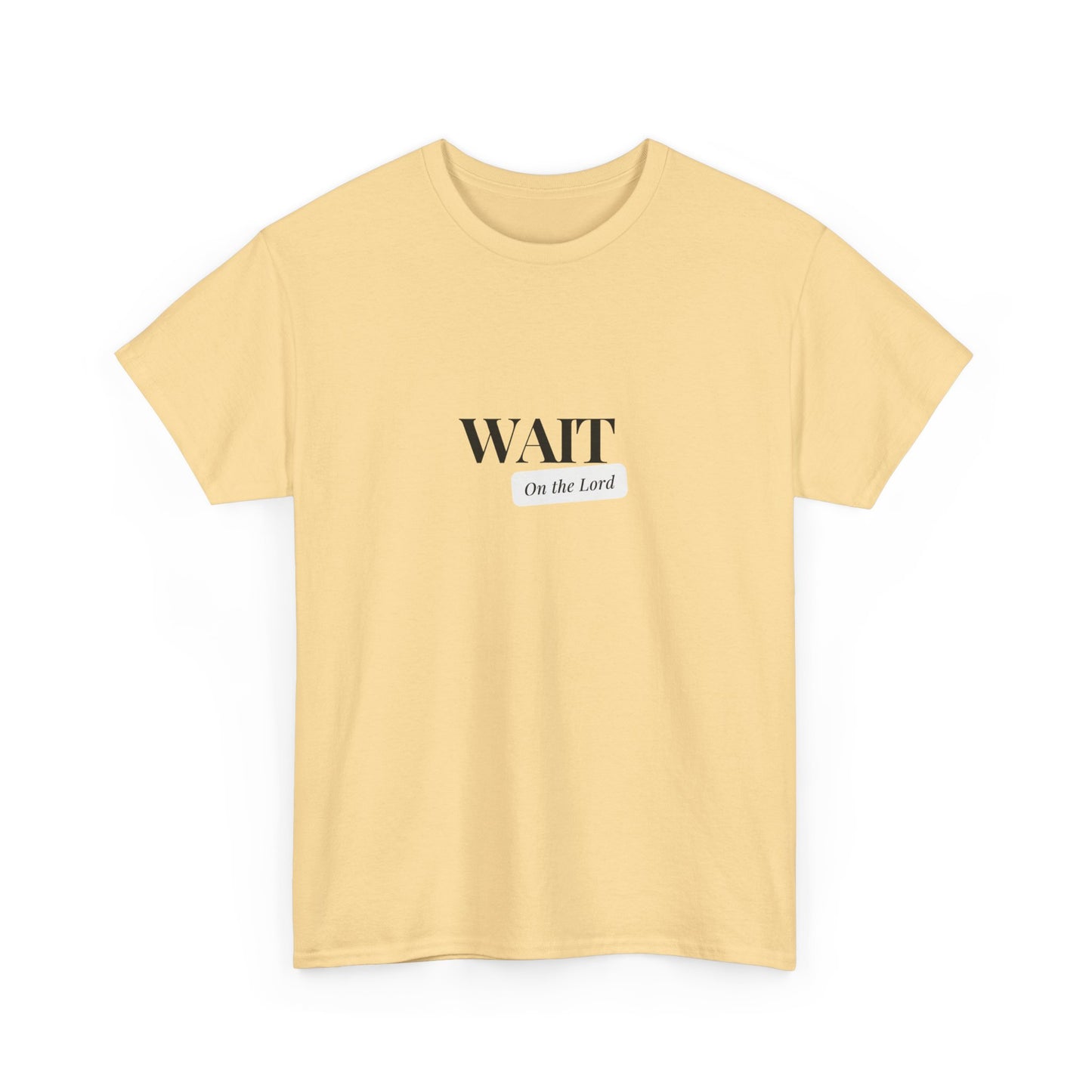 Unisex Heavy Cotton "Wait" Tee