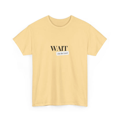 Unisex Heavy Cotton "Wait" Tee