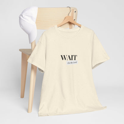 Unisex Heavy Cotton "Wait" Tee