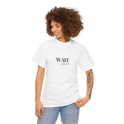 Unisex Heavy Cotton "Wait" Tee