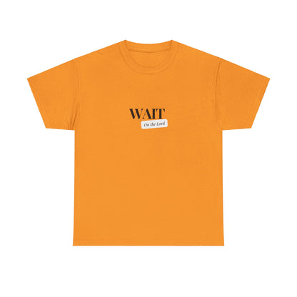 Unisex Heavy Cotton "Wait" Tee