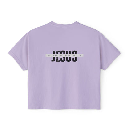 Women's "Jesus, The Way, The Truth, The Life" Boxy Tee