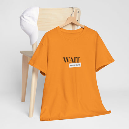 Unisex Heavy Cotton "Wait" Tee