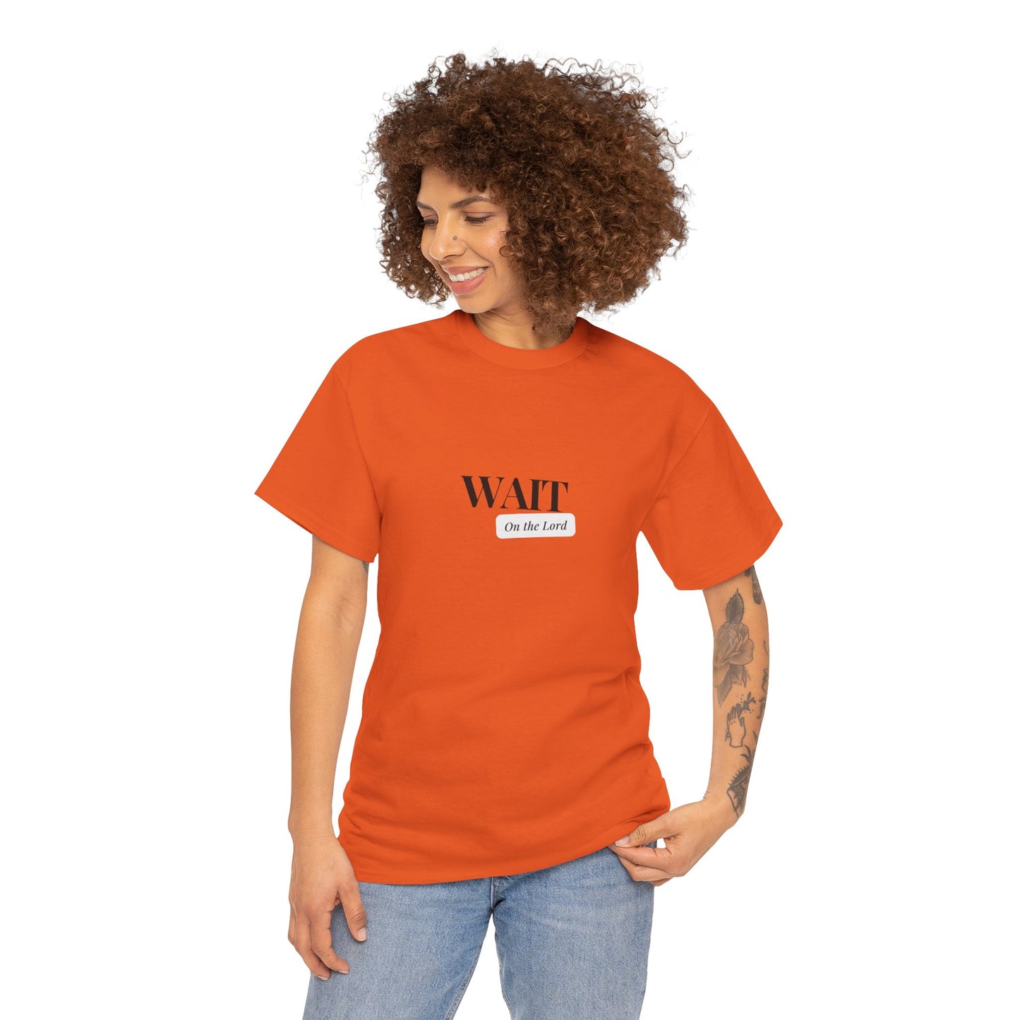 Unisex Heavy Cotton "Wait" Tee