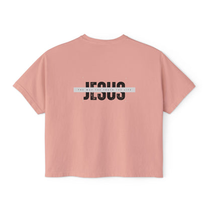 Women's "Jesus, The Way, The Truth, The Life" Boxy Tee