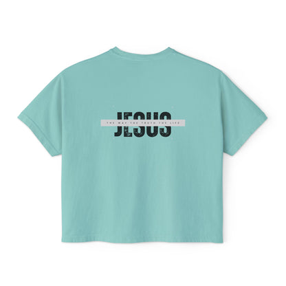 Women's "Jesus, The Way, The Truth, The Life" Boxy Tee