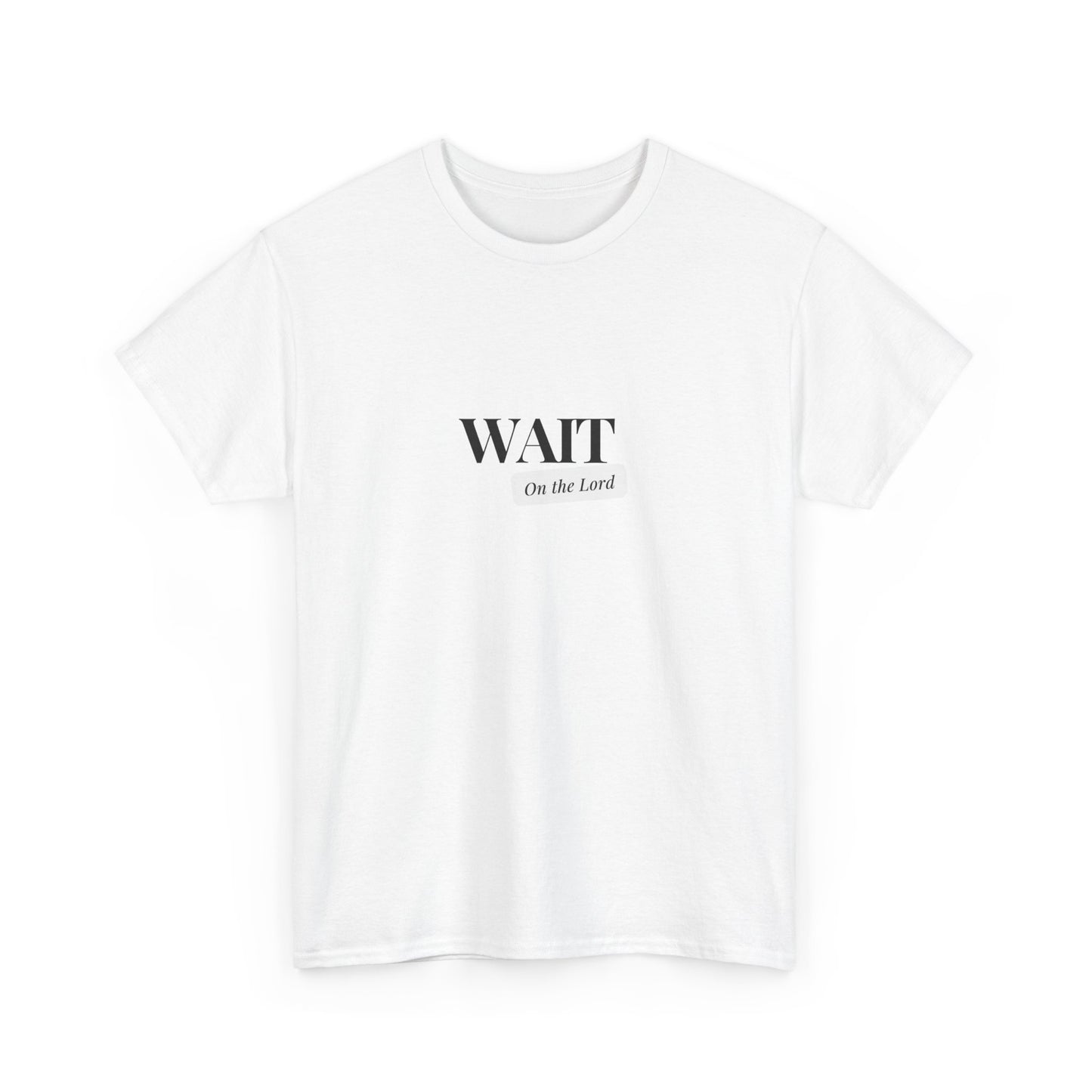 Unisex Heavy Cotton "Wait" Tee