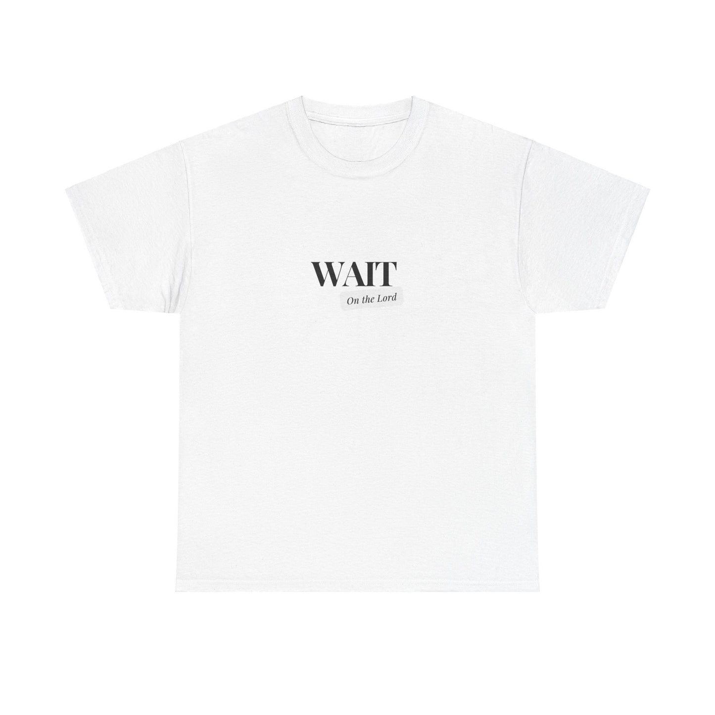 Unisex Heavy Cotton "Wait" Tee