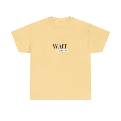 Unisex Heavy Cotton "Wait" Tee