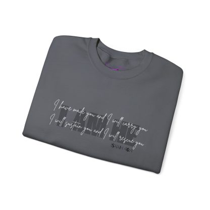 Isaiah 46:4 I AM HE Unisex Heavy Blend™ Crewneck Sweatshirt | Christian Bible Verse Apparel | Faith-Based Comfort - Image 27