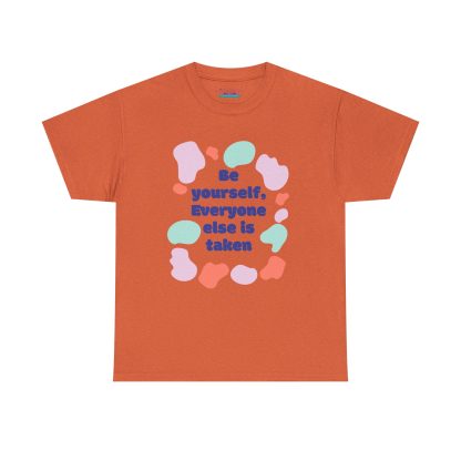 Unisex Heavy Cotton "Be Yourself" T-Shirt – Inspirational Graphic Tee | Casual Cotton Shirt, Motivational Gift - Image 13
