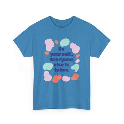 Unisex Heavy Cotton "Be Yourself" T-Shirt – Inspirational Graphic Tee | Casual Cotton Shirt, Motivational Gift - Image 39