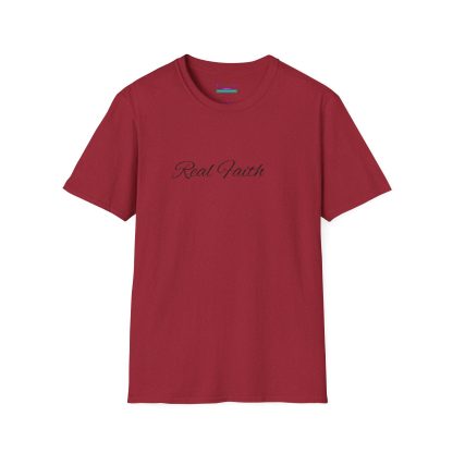 Softstyle 'Real Faith' T-Shirt – Unisex Christian Apparel, Comfortable Faith Shirt, Inspirational Everyday Tee - Image 65