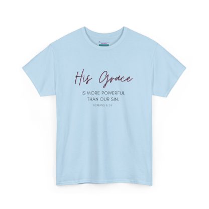 Unisex Heavy Cotton "Grace" Faith Tee – Christian Apparel for Daily Comfort - Perfect Gift - Romans - Image 43