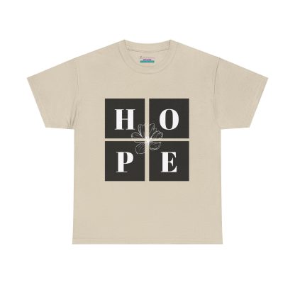 Unisex Heavy Cotton "Hope" Tee - Inspirational Faith-Based Shirt for Everyday Wear - Image 13