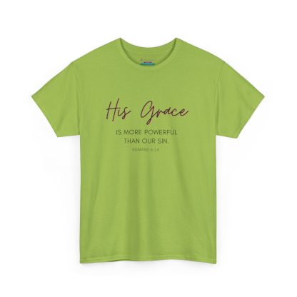 Unisex Heavy Cotton "Grace" Faith Tee – Christian Apparel for Daily Comfort - Perfect Gift - Romans - Image 31