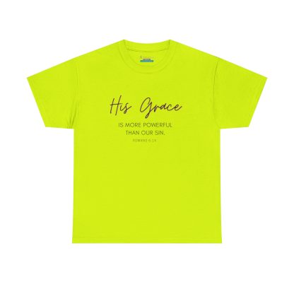 Unisex Heavy Cotton "Grace" Faith Tee – Christian Apparel for Daily Comfort - Perfect Gift - Romans - Image 21