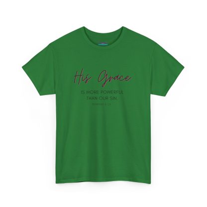 Unisex Heavy Cotton "Grace" Faith Tee – Christian Apparel for Daily Comfort - Perfect Gift - Romans - Image 35