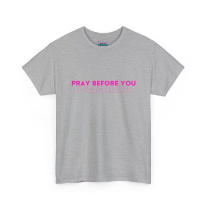 Unisex Heavy Cotton "Pray Before You Overthink" Tee - Inspirational Faith-Based Shirt - Image 19