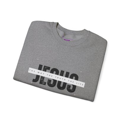 Faith & Comfort Combined – John 4:6 Bible Verse Unisex Crewneck Sweatshirt | Christian Apparel Sharing the Good News - Image 27