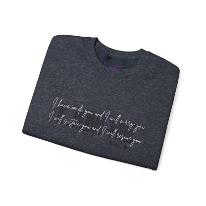 Isaiah 46:4 I AM HE Unisex Heavy Blend™ Crewneck Sweatshirt | Christian Bible Verse Apparel | Faith-Based Comfort - Image 23