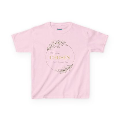 "Kids Chosen Tee - Heavy Cotton Christian Shirt for Girls | Faith-Based Kids Clothing" - Image 45