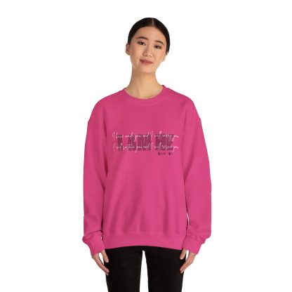 Isaiah 46:4 I AM HE Unisex Heavy Blend™ Crewneck Sweatshirt | Christian Bible Verse Apparel | Faith-Based Comfort - Image 32