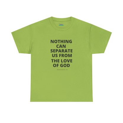 Unisex Heavy Cotton Christian T-Shirt – "Nothing Can Separate Us from the Love of God" - Faith & Bible Verse Tee - Image 37