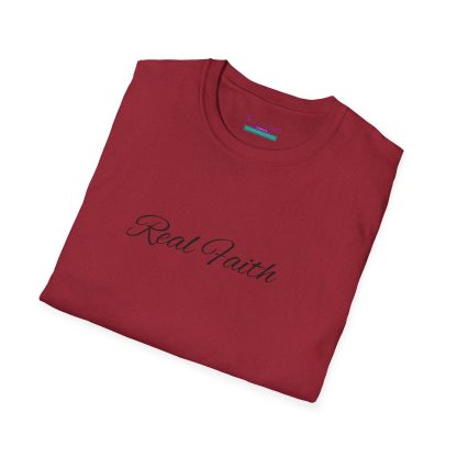 Softstyle 'Real Faith' T-Shirt – Unisex Christian Apparel, Comfortable Faith Shirt, Inspirational Everyday Tee - Image 68