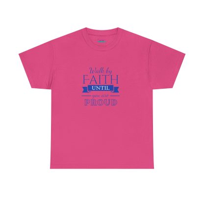 Unisex Heavy Cotton "By Faith" T-Shirt – Radiant Design | Inspirational Christian Apparel, Faith-Based Gift - Image 37
