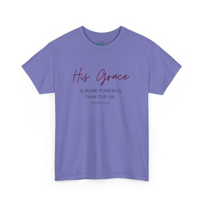 Unisex Heavy Cotton "Grace" Faith Tee – Christian Apparel for Daily Comfort - Perfect Gift - Romans - Image 47