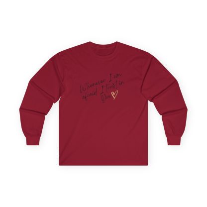 Unisex Ultra Cotton Long Sleeve Tee – "When I Am Afraid" | Inspirational Christian Apparel | 100% Cotton | Classic Fit - Image 43