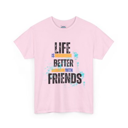 Unisex Heavy Cotton "Friends" T-Shirt – Friendship Graphic Tee | Casual Cotton Shirt, Best Friends Gift - Image 43