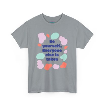 Unisex Heavy Cotton "Be Yourself" T-Shirt – Inspirational Graphic Tee | Casual Cotton Shirt, Motivational Gift - Image 35