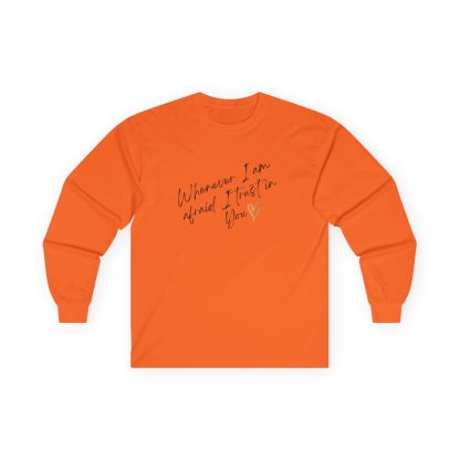 Unisex Ultra Cotton Long Sleeve Tee – "When I Am Afraid" | Inspirational Christian Apparel | 100% Cotton | Classic Fit - Image 13