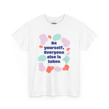 Unisex Heavy Cotton "Be Yourself" T-Shirt – Inspirational Graphic Tee | Casual Cotton Shirt, Motivational Gift - Image 3