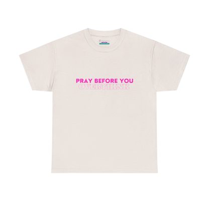 Unisex Heavy Cotton "Pray Before You Overthink" Tee - Inspirational Faith-Based Shirt - Image 13