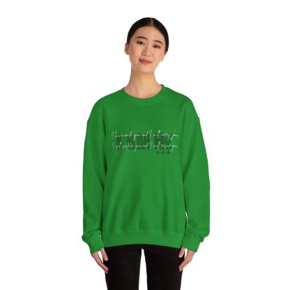 Isaiah 46:4 I AM HE Unisex Heavy Blend™ Crewneck Sweatshirt | Christian Bible Verse Apparel | Faith-Based Comfort - Image 16
