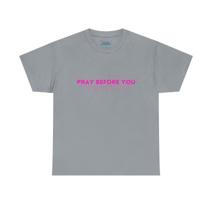 Unisex Heavy Cotton "Pray Before You Overthink" Tee - Inspirational Faith-Based Shirt - Image 25