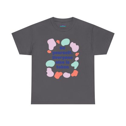 Unisex Heavy Cotton "Be Yourself" T-Shirt – Inspirational Graphic Tee | Casual Cotton Shirt, Motivational Gift - Image 41
