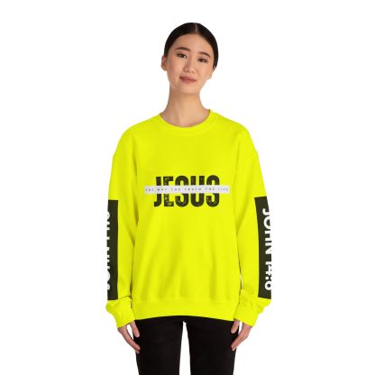 Faith & Comfort Combined – John 4:6 Bible Verse Unisex Crewneck Sweatshirt | Christian Apparel Sharing the Good News - Image 24
