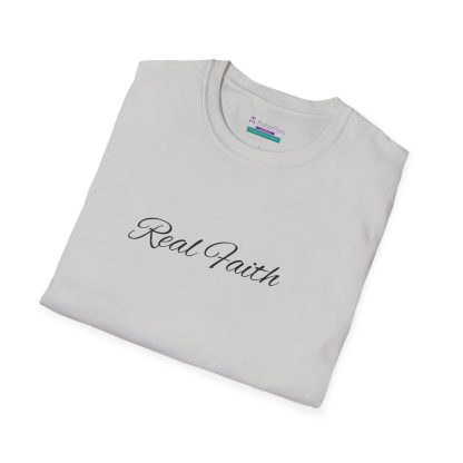 Softstyle 'Real Faith' T-Shirt – Unisex Christian Apparel, Comfortable Faith Shirt, Inspirational Everyday Tee - Image 20