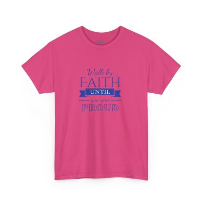 Unisex Heavy Cotton "By Faith" T-Shirt – Radiant Design | Inspirational Christian Apparel, Faith-Based Gift - Image 39