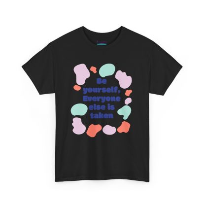 Unisex Heavy Cotton "Be Yourself" T-Shirt – Inspirational Graphic Tee | Casual Cotton Shirt, Motivational Gift - Image 7