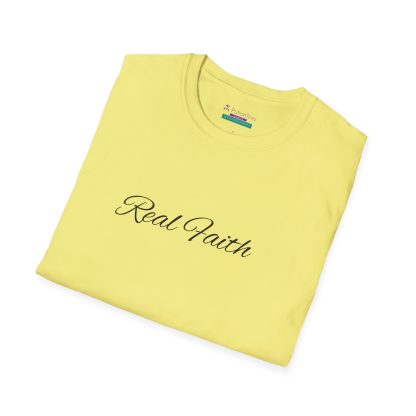 Softstyle 'Real Faith' T-Shirt – Unisex Christian Apparel, Comfortable Faith Shirt, Inspirational Everyday Tee - Image 32