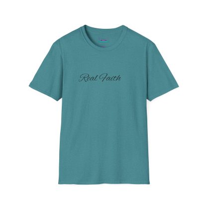 Softstyle 'Real Faith' T-Shirt – Unisex Christian Apparel, Comfortable Faith Shirt, Inspirational Everyday Tee - Image 45