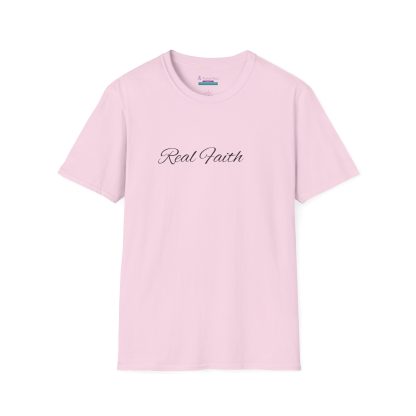 Softstyle 'Real Faith' T-Shirt – Unisex Christian Apparel, Comfortable Faith Shirt, Inspirational Everyday Tee - Image 57