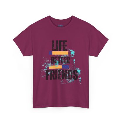 Unisex Heavy Cotton "Friends" T-Shirt – Friendship Graphic Tee | Casual Cotton Shirt, Best Friends Gift - Image 51