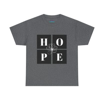 Unisex Heavy Cotton "Hope" Tee - Inspirational Faith-Based Shirt for Everyday Wear - Image 33
